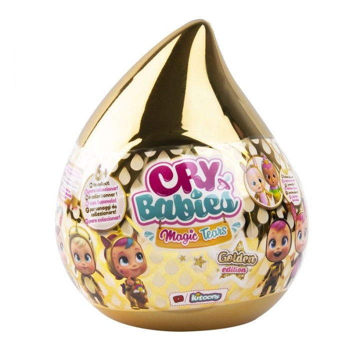 Кукла Cry Babies Magic Tears - Gold edition
