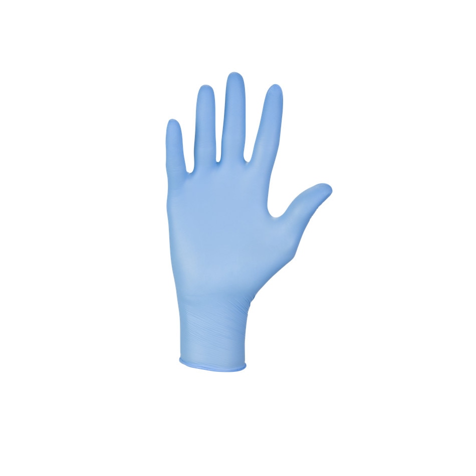 Set 200 bucati Manusi Nitrylex classic, Nitril, nepudrate, albastru , marimea M