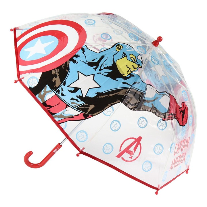 Чадър Cerda Avengers Captain America 2400000548, Червен