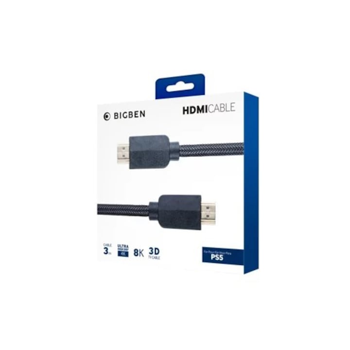 HDMI кабел за PlayStation 5, NACON, 3m (PS5)