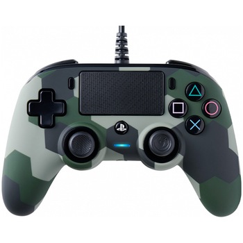 Controller cu fir Nacon Compact pentru Playstation 4, Camo Verde Controller cu fir Nacon Compact pentru Playstation 4, Camo Verde