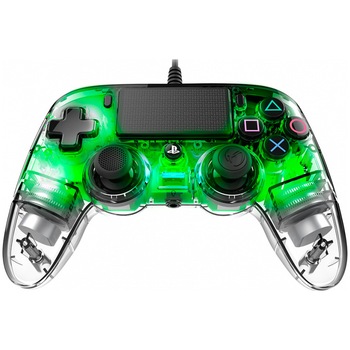 Controller cu fir Nacon Light pentru Playstation 4, Verde Controller cu fir Nacon Light pentru Playstation 4, Verde