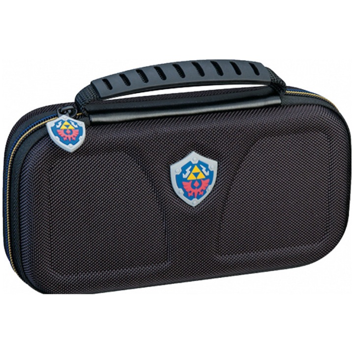 Husa de transport si protectie Nacon NLS140Z Deluxe Case pentru Nintendo Swich Lite, Zelda Hyrule Shield