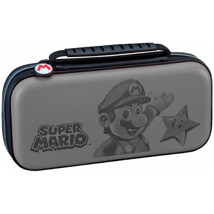 Husa de transport si protectie Nacon NNS46G Mario pentru Nintendo Swich, Negru Gri