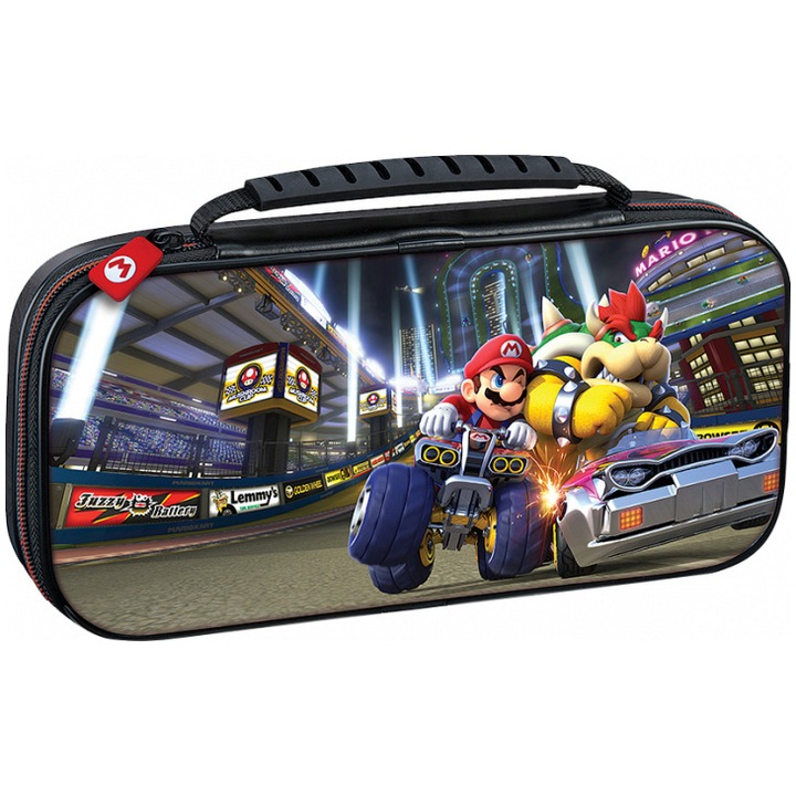 Nacon NNS50B Mario Kart Bowser hordtáska és védőtok Nintendo Switch-hez