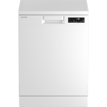 Masina de spalat vase Arctic DFN363, 14 seturi, 6 programe, Clasa D, Deschidere automata a usii, Aqua Protect, Mini 35, 60 cm, Alb