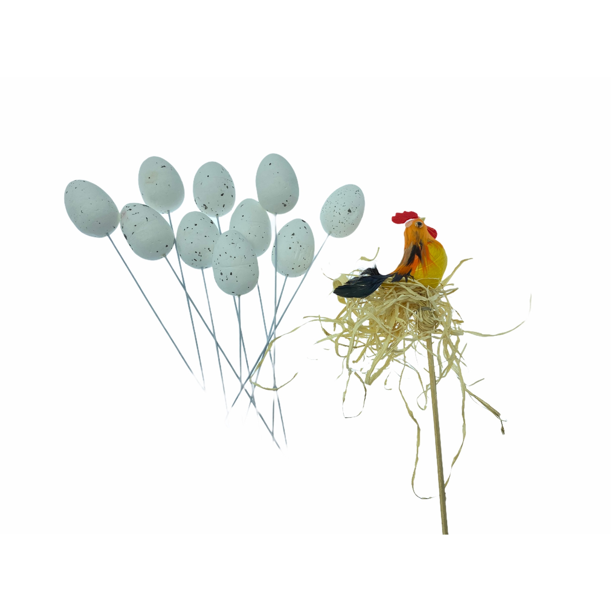 Set accesorii decorative oua si cocos, Paste, Aranjamente, Atelier