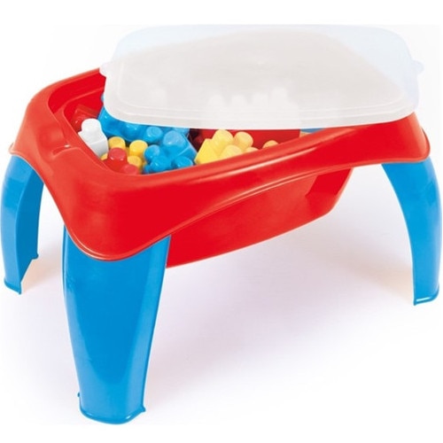 Masuta Dolu de Activitati cu 30 Cuburi de Construit