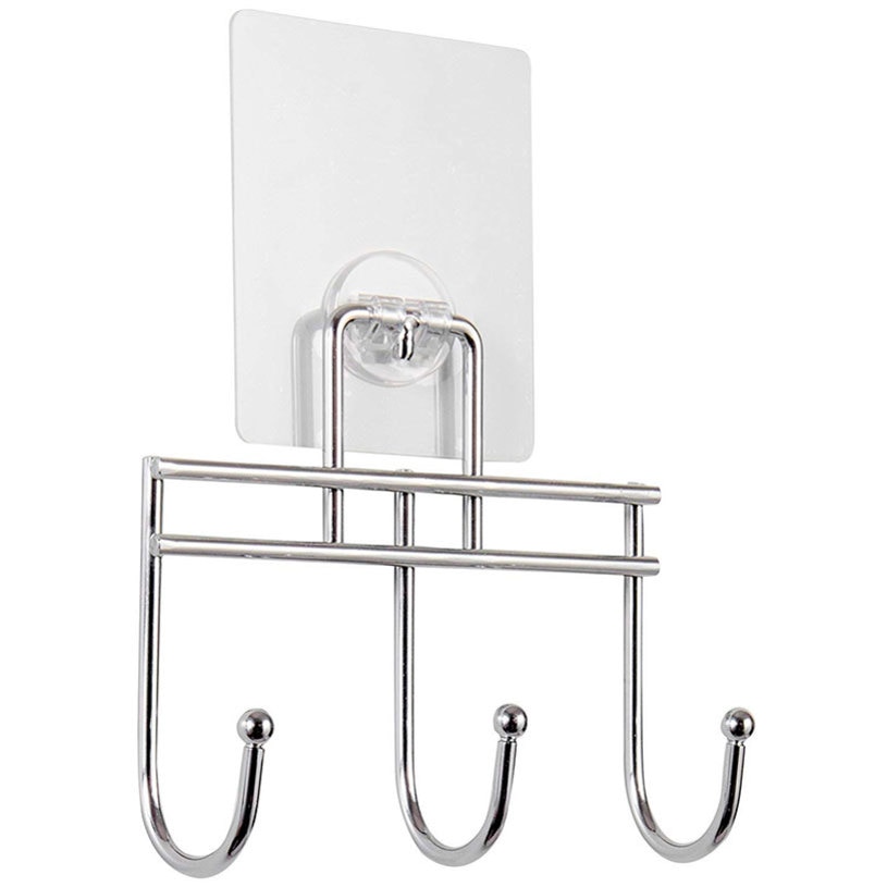 Carlig COMPACTOR Mark.B7, Тriplu, Cu venduza,Pentru fixare, Otel, 13.5 x 4.5 x 16.5 cm