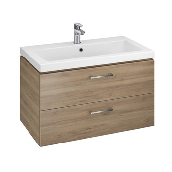 Set mobilier baie baza si lavoar Cersanit, nuc 80 x 51 x 45 cm Set mobilier baie baza si lavoar Cersanit, nuc 80 x 51 x 45 cm