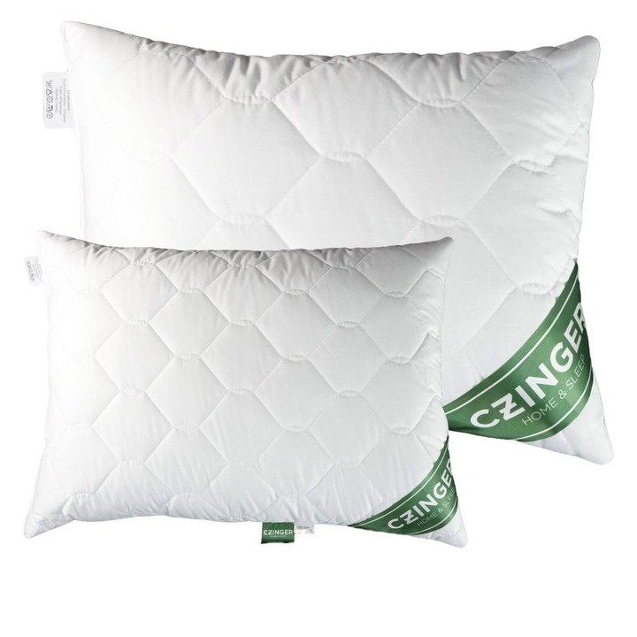 Family Extra - Antiallergén steppelt Nagypárna - Kispárna szettben - 95°C Mosható