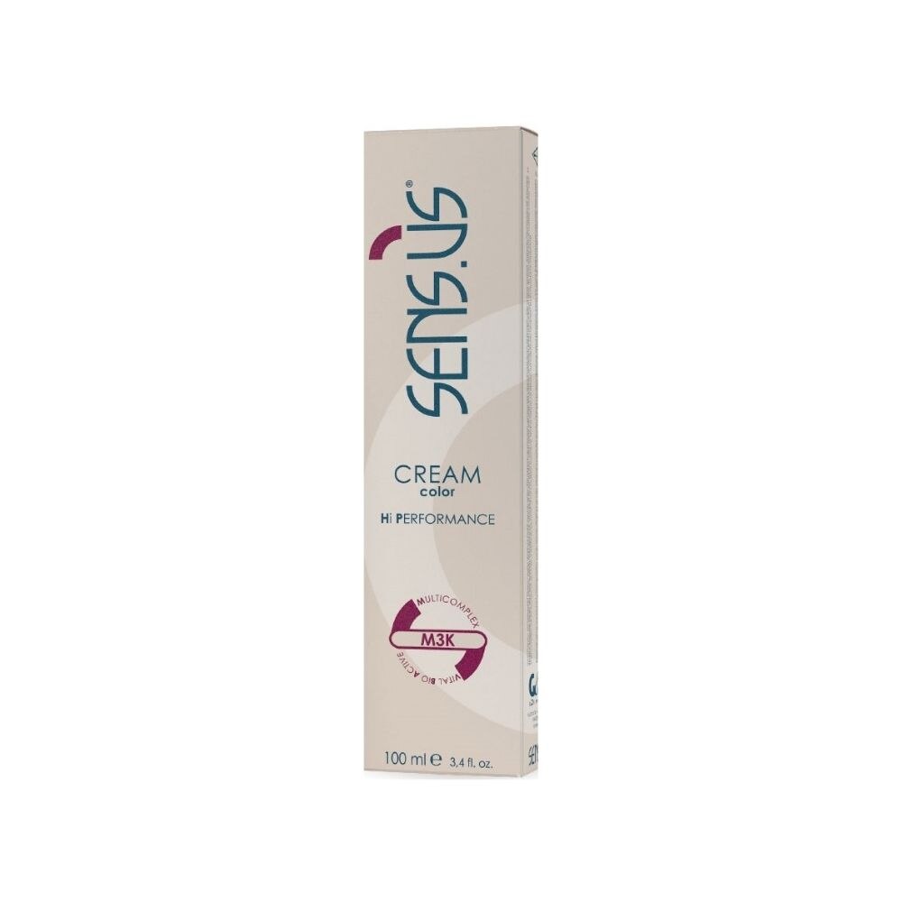 Vopsea de par profesionala permanenta cu amoniac, Sensus M3K Cream Color Hi Performance 5.4, 100 ml