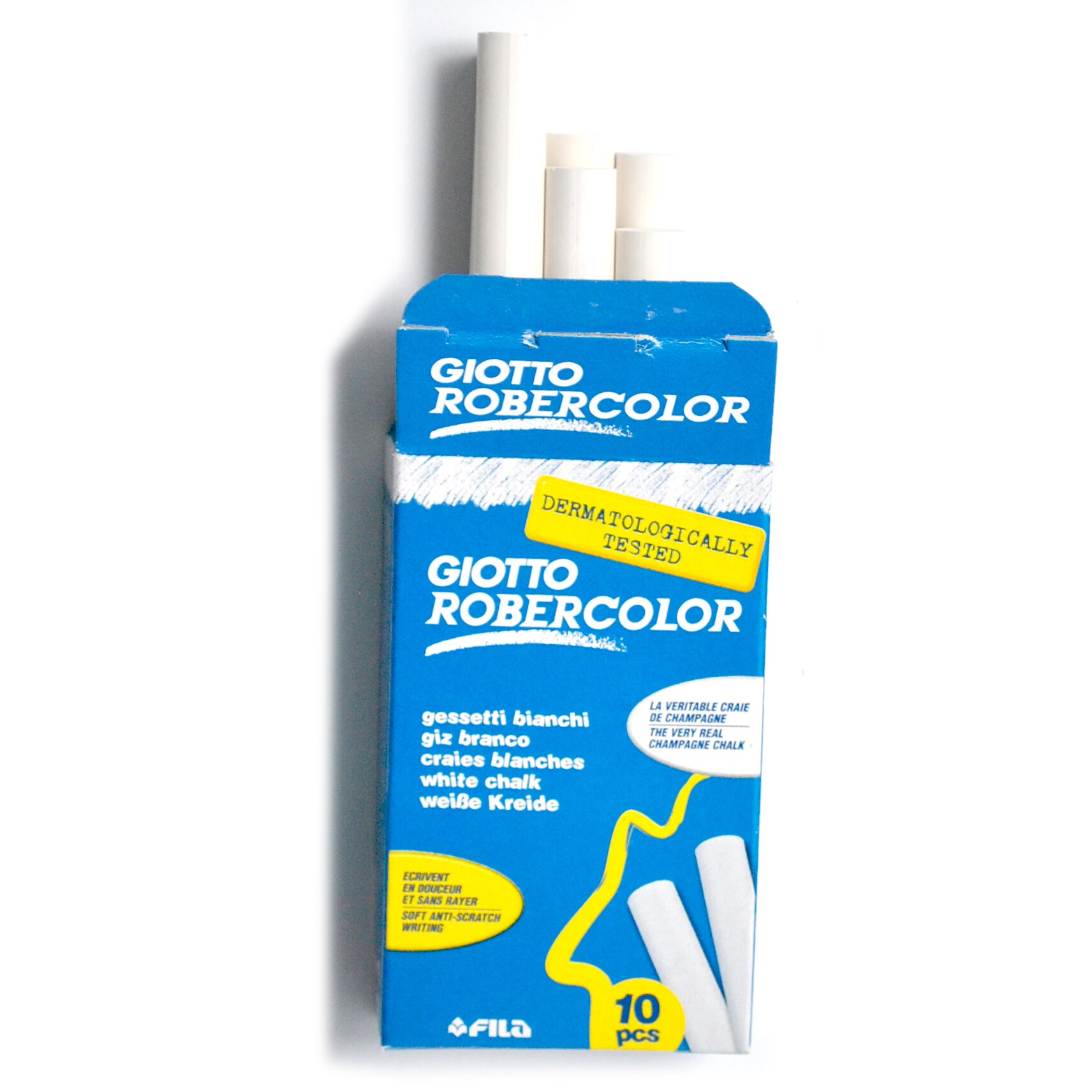 Creta alba Arhi Design Giotto RoberColor, 10 buc