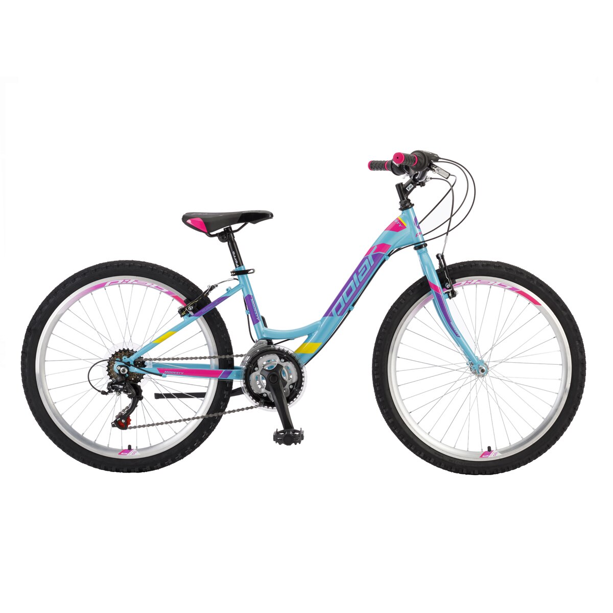 Bicicleta Copii Polar Modesty - 24 Inch, Turcoaz