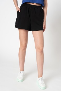 Fila, Pantaloni scurti cu talie inalta Edel, Negru Fila, Pantaloni scurti cu talie inalta Edel, Negru