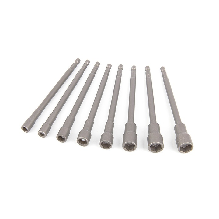 Комплект вложки HBM, Изключително дълги, С дорник за бормашина