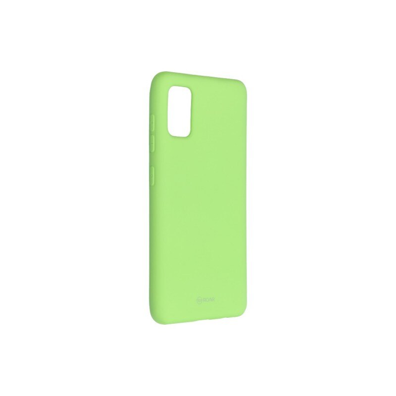 Husa Spate Silicon Roar Jelly Compatibila Cu Samsung Galaxy A41, Verde Lime