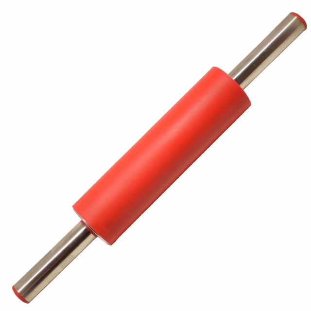 Sucitor pentru bucatarie sau cofetarie din silicon cu maner din inox, 38 cm, Pufo