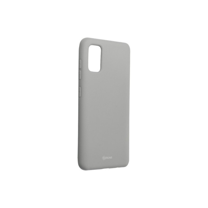 Husa Spate Silicon Roar Jelly Compatibila Cu Samsung Galaxy A41, Gri
