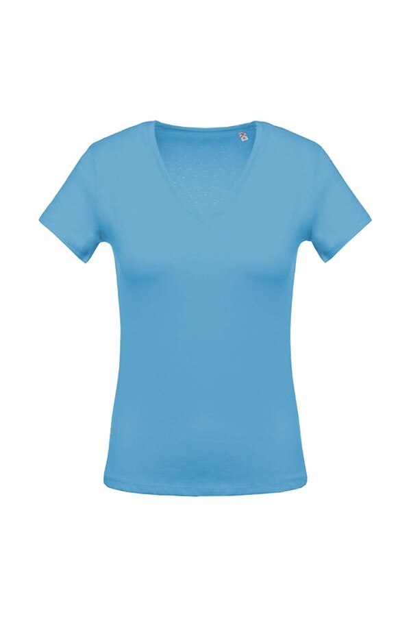 Tricou dama kariban, Bleu