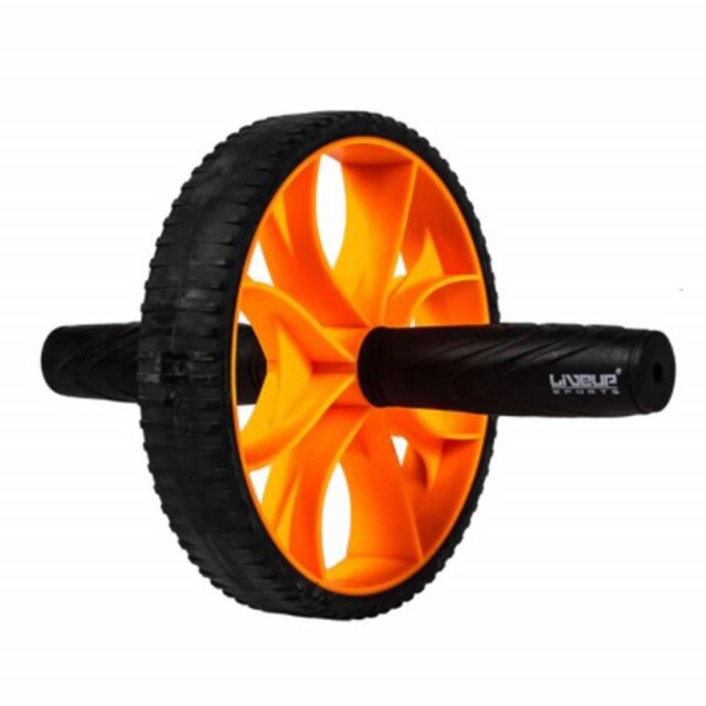 Roata antrenament fitness Pufo din otel cu manere confortabile