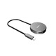 Мултифункционален хъб Dudao, 4в1, USB-C, 1x USB 3.2, 3x USB 2.0, кабел, черен