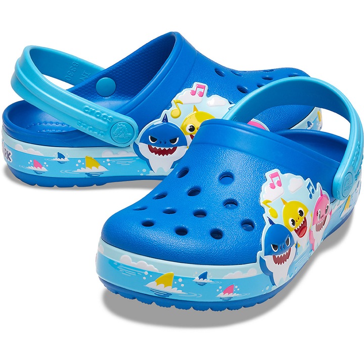 Gyermek klumpa, Fun Lab Baby Shark, Croslite™ hab, kék