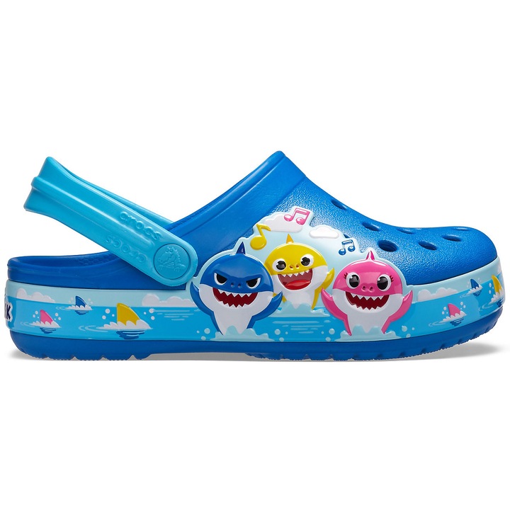 Бебешко сабо, Fun Lab Baby Shark, Croslite Foam, Син