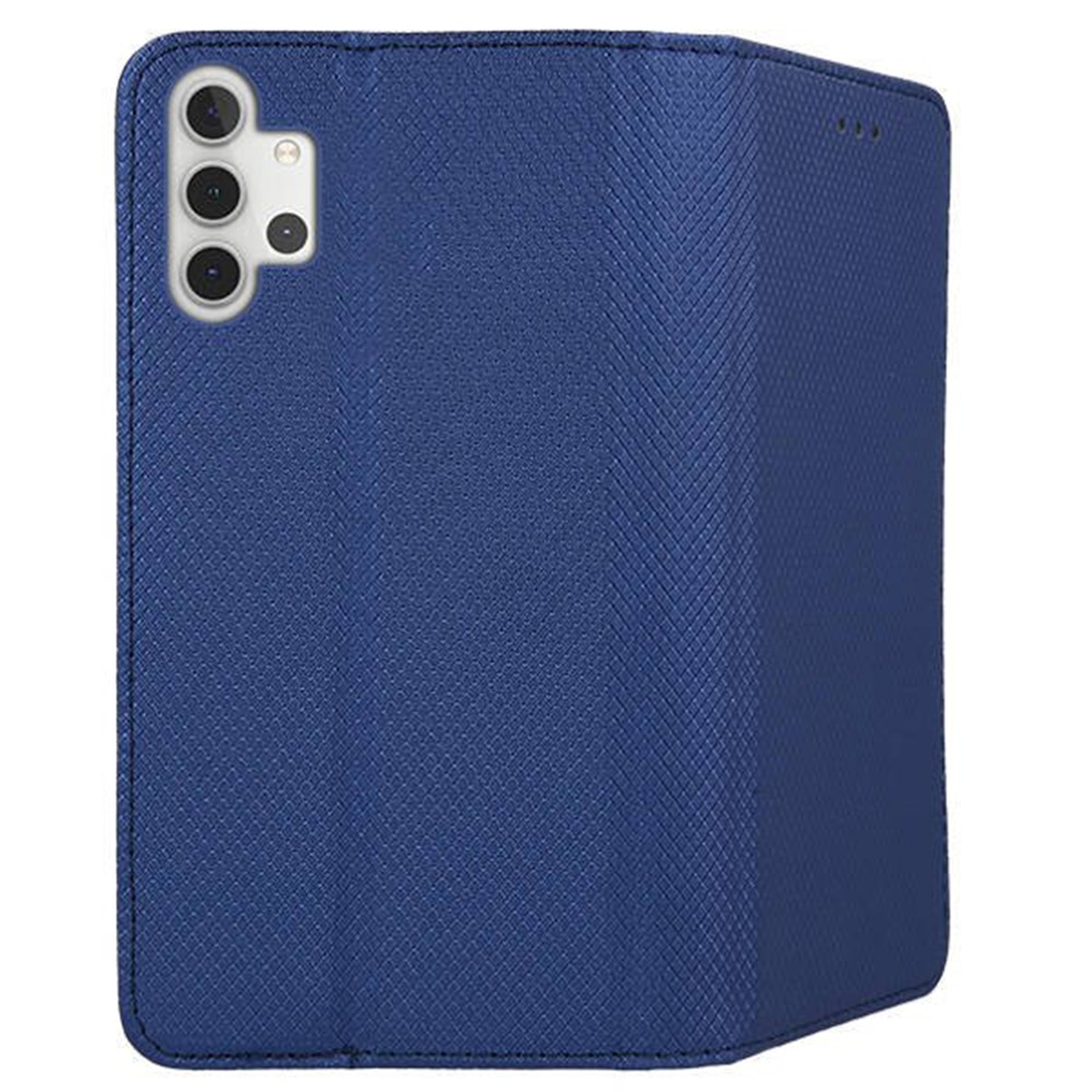 Husa tip carte compatibila cu Samsung Galaxy A32 5G, premium book G-Tech, inchidere magnetica, buzunar card, Albastru