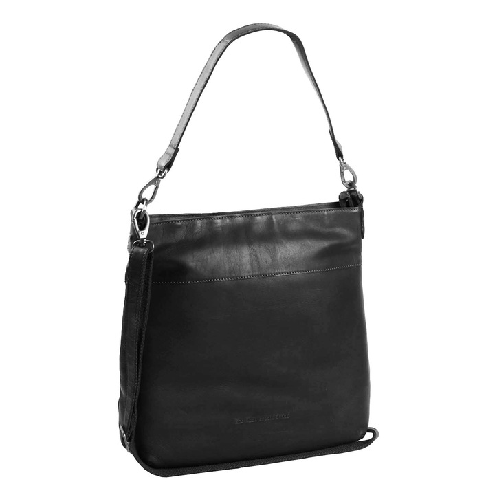 Női kézi és válltáska eredeti bőrből, The Chesterfield Brand, Joinville, Fekete