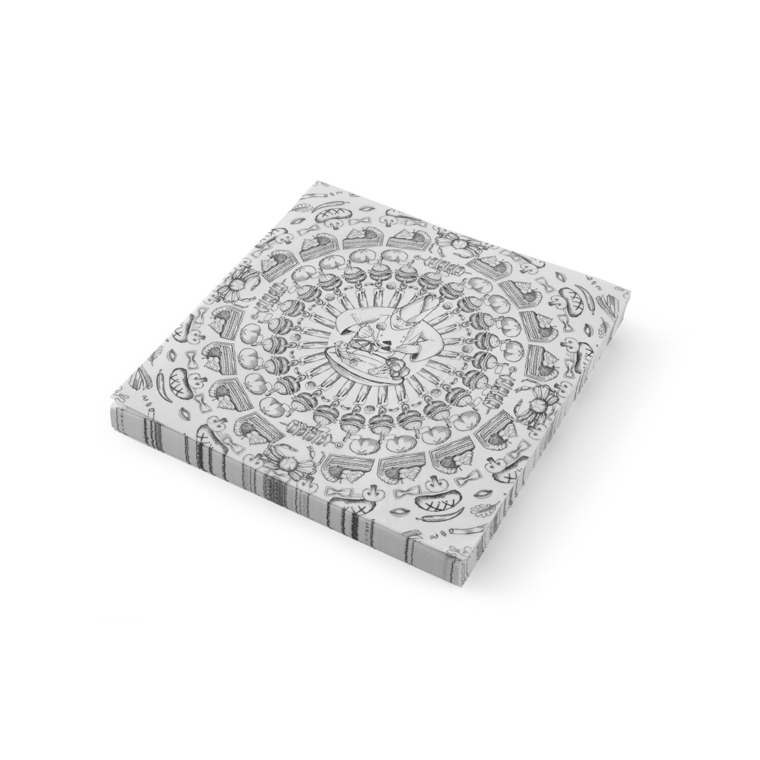 Set 500 buc hartie impermeabila, Hendi, rezistenta la grasime, model Bucatar, 250x200mm