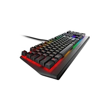 Tastatura mecanica gaming Alienware 410K, iluminare RGB AlienFX, switch tactil Cherry MX Brown, Negru Tastatura mecanica gaming Alienware 410K, iluminare RGB AlienFX, switch tactil Cherry MX Brown, Negru