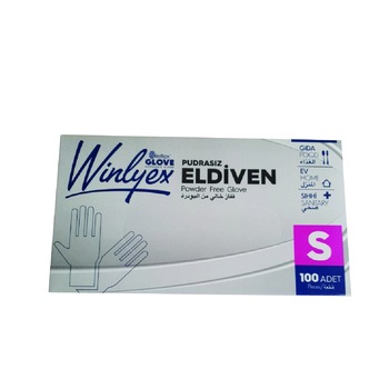 Manusi din termoplastic elastomer, Flex subtire, transparente, 100 buc, S Manusi din termoplastic elastomer, Flex subtire, transparente, 100 buc, S