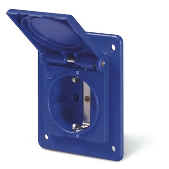 Priza pentru tablou santier ST 2P+E 16A 220V IP54 Scame Priza pentru tablou santier ST 2P+E 16A 220V IP54 Scame
