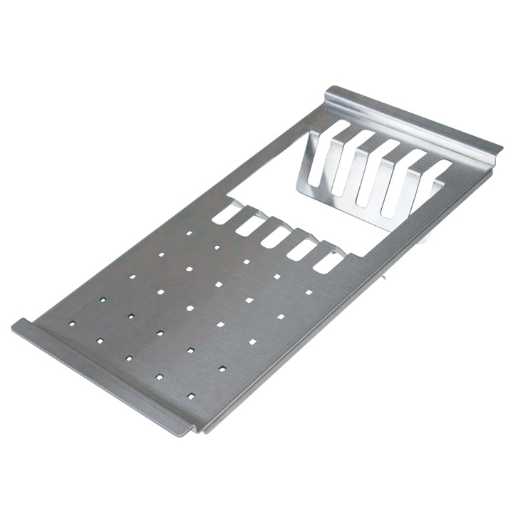 Scurgator inox pe chiuveta pentru farfurii / tacamuri / pahare CookingAid Easy Drainer 425*200*57mm