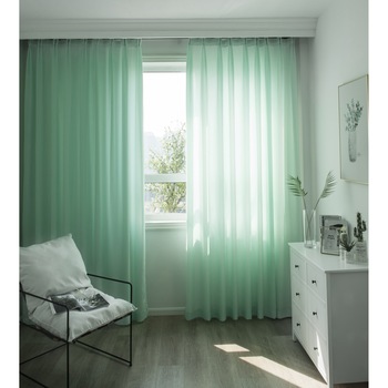 Set perdele Kring Shine, 2 * 140x245 cm, Poliester, Verde Set perdele Kring Shine, 2 * 140x245 cm, Poliester, Verde