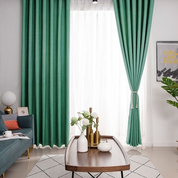 Set draperii Kring Harmony, 2 * 140x245 cm, Poliester, prindere pe inele, Verde inchis Set draperii Kring Harmony, 2 * 140x245 cm, Poliester, prindere pe inele, Verde inchis