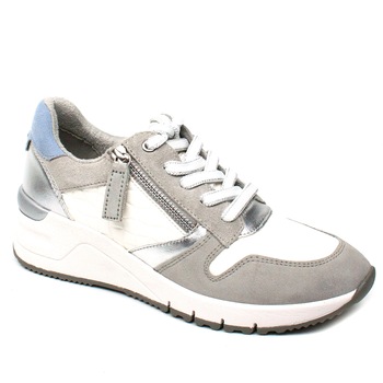 Pantofi dama sport fermoar, Alb Pantofi dama sport fermoar, Alb