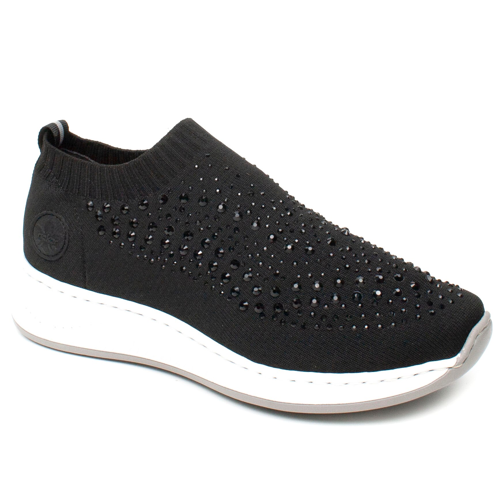 Pantofi dama sport strasuri negru