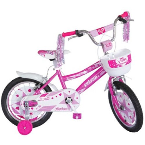 Bicicleta Copii Vision Faworis Culoare Roz/Alb Roata 16