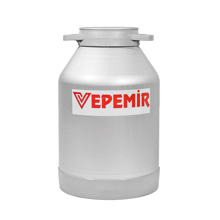 Bidon colectare VEPEMIR, din Aluminiu, deschidere 180 mm, capacitate 30 litri