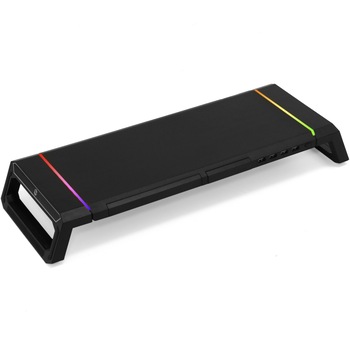 Suport monitor A+ SMHT1, RGB, 4 USB port 2.0, 548x220x80mm Suport monitor A+ SMHT1, RGB, 4 USB port 2.0, 548x220x80mm