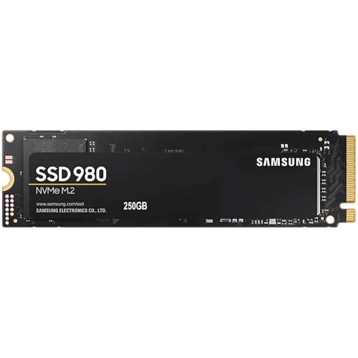 Samsung 980 SSD meghajtó, 250GB, NVMe, M.2.