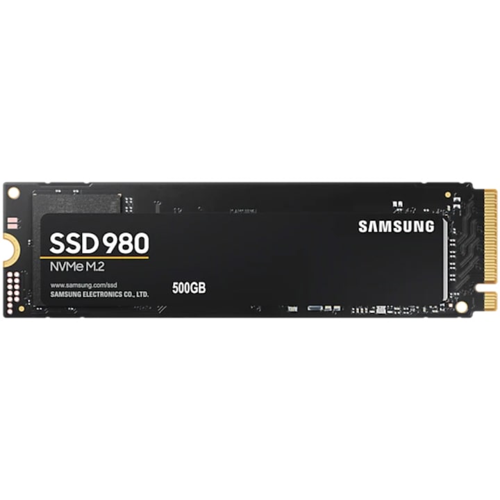 Samsung 980 MZ-V8V500BW SSD, 500GB, NVMe, M.2, 2280