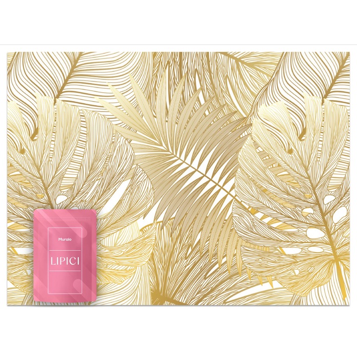 Fototapet Frunze Monstera Stil modern 180cm x 120cm Creative decor, Design modern, Efect 3D, Decorativ