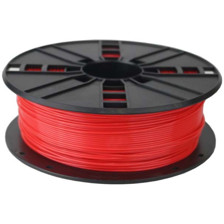 Filament Gembird pentru imprimanta 3D, PLA, 1.75mm diamentru, 1Kg / bobina, aprox. 330m, topire 190-220 °C, Rosu