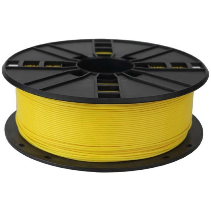 Gembird izzószál 3D nyomtatóhoz, PLA, 1.75 mm átmérőjű, 1 kg / tekercs, kb. 330 m, olvadáspont 190-220 °C, sárga