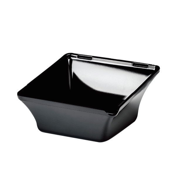 Bol oblic patrat melamina Culinaro 22x22x8cm negru