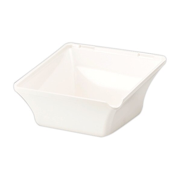 Bol oblic patrat melamina Culinaro 22x22x8cm alb