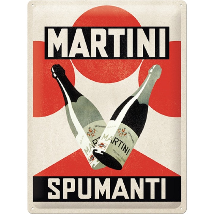 Placa decor 30x40 cm "Martini - Spumanti"